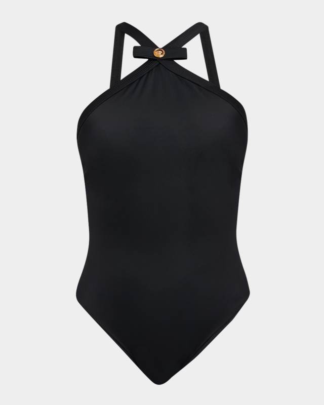 Gianni Bow Biggie Medusa One-Piece Swimsuit
